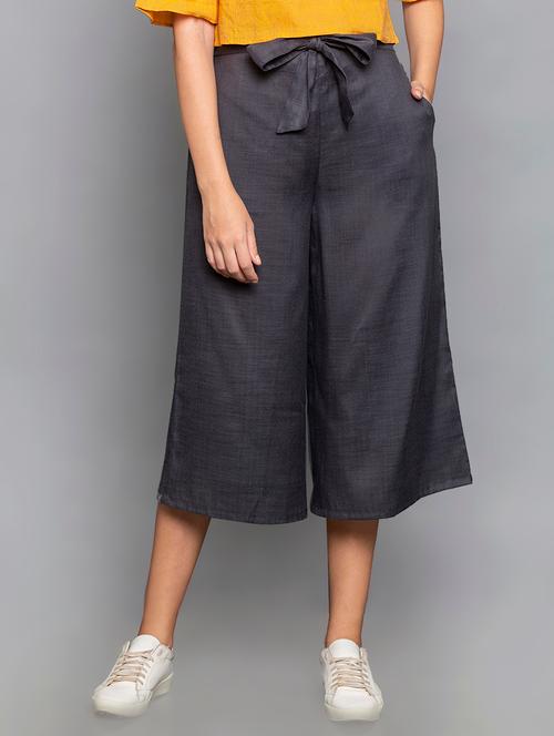 tie front culottte - 17200172 - Very Small Image - 1