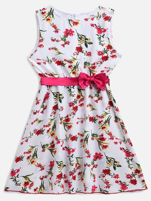 white cotton frock - 17201402 - Very Small Image - 1