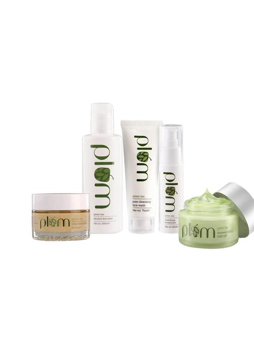 daily + weekly green tea kit for clearer skin - 17202061 - Very Small Image - 1