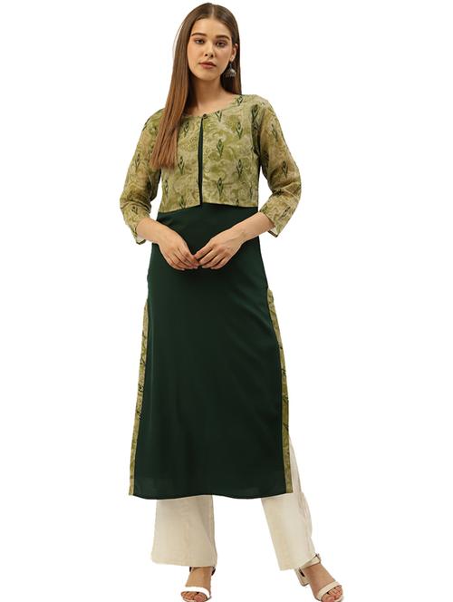 ikat print straight kurta - 17202510 - Very Small Image - 1
