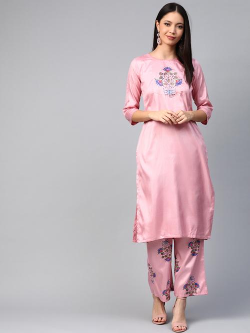 floral straight kurta - 17203747 - Very Small Image - 1