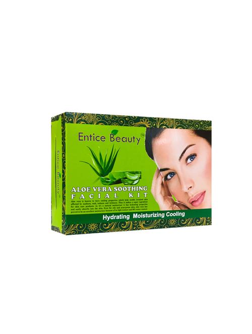 entice beauty aloe vera smoothing facial kit ,500gm - 17203965 - Very Small Image - 1