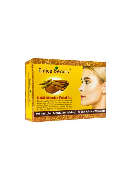 entice beauty haldi chandan facial kit ,500g - 17203970 - Very Small Image - 1