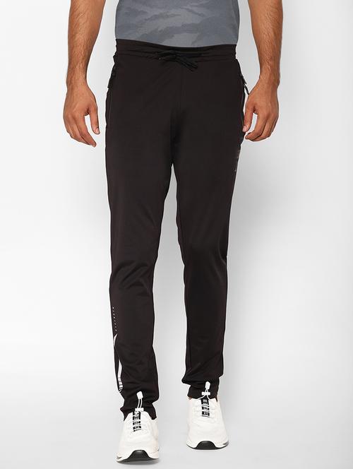 black printed full length track pant - 17204151 - Very Small Image - 1