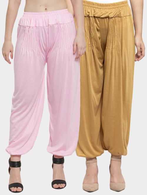 multi colored set of 2 harem salwar - 17204354 - Very Small Image - 1
