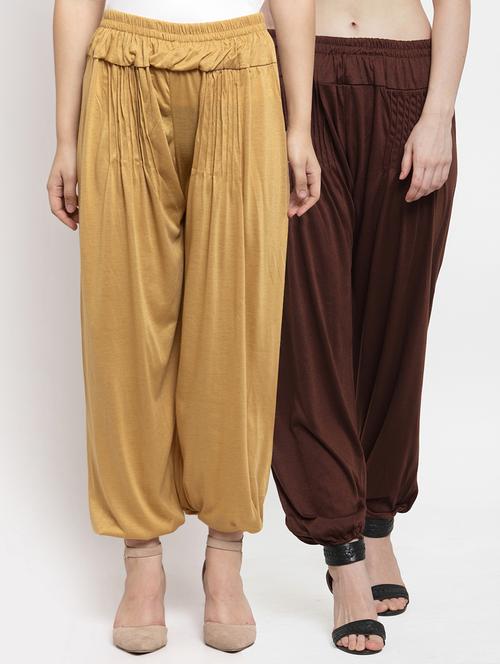 multi colored set of 2 harem salwar - 17204358 - Very Small Image - 1
