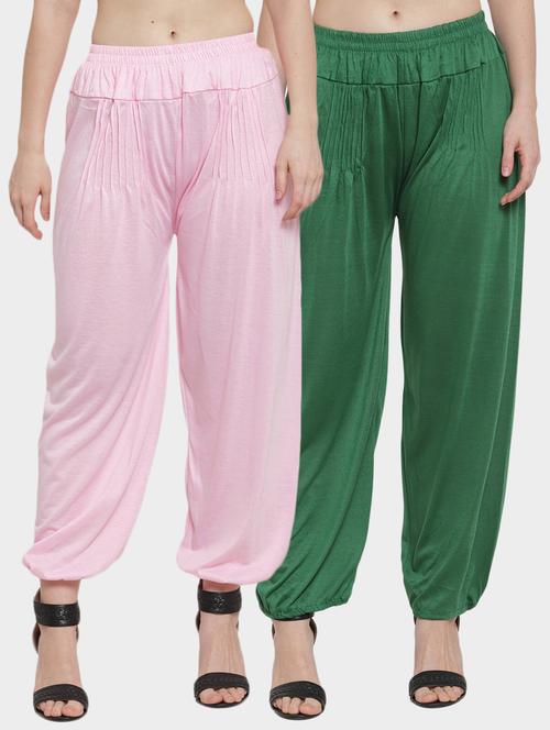 multi colored set of 2 harem salwar - 17204359 - Very Small Image - 1