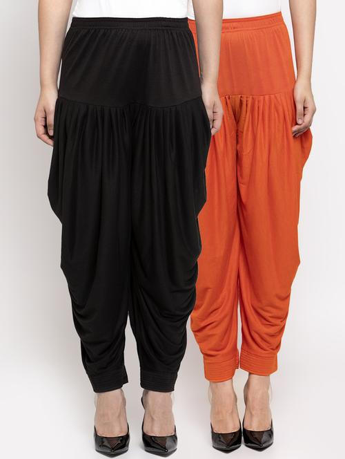 multi colored set of 2 combos salwar - 17204417 - Very Small Image - 1