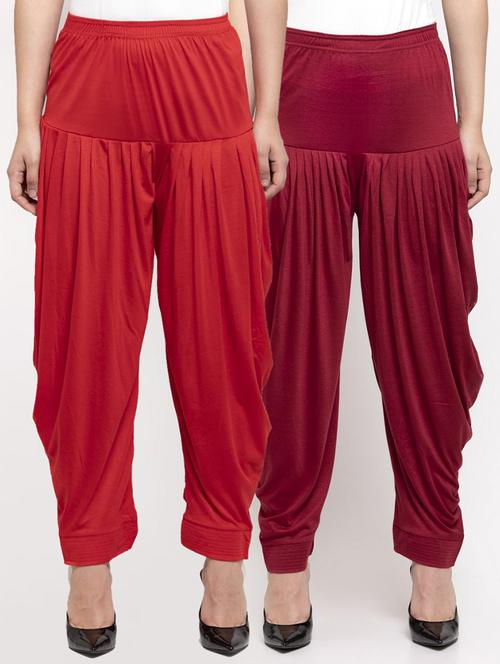multi colored set of 2 combos salwar - 17204427 - Very Small Image - 1