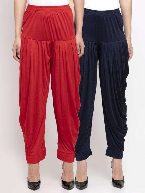 multi colored set of 2 combos salwar - 17204429 - Very Small Image - 1