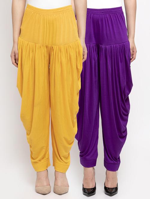 multi colored set of 2 combos salwar - 17204441 - Very Small Image - 1