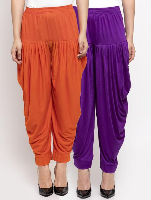 multi colored set of 2 combos salwar - 17204450 - Very Small Image - 1