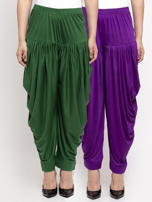 multi colored set of 2 combos salwar - 17204453 - Very Small Image - 1