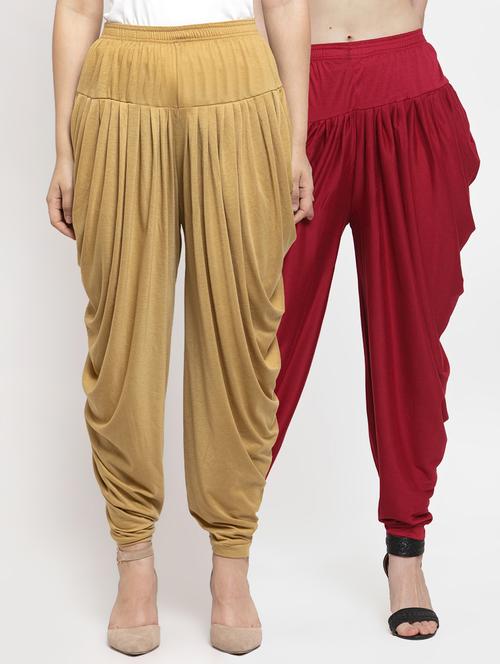 multi colored set of 2 combos salwar - 17204467 - Very Small Image - 1