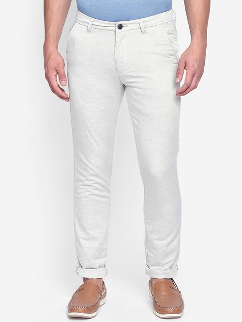 grey solid chinos - 17204490 - Very Small Image - 1