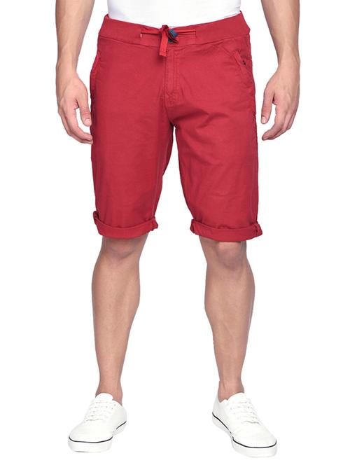 red solid bermuda short - 17204542 - Very Small Image - 1