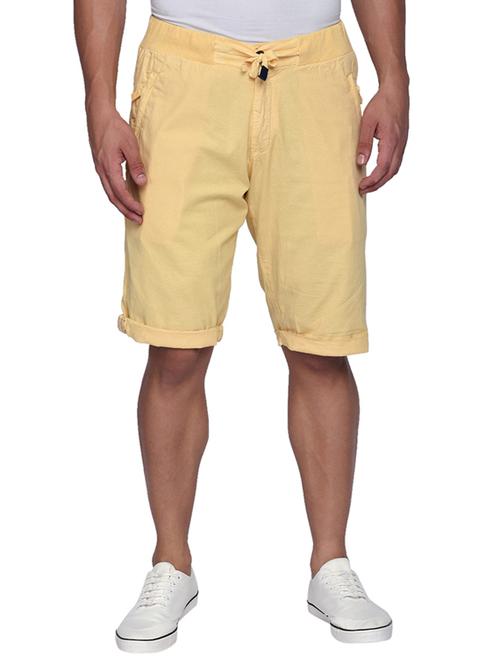 yellow solid bermuda short - 17204544 - Very Small Image - 1