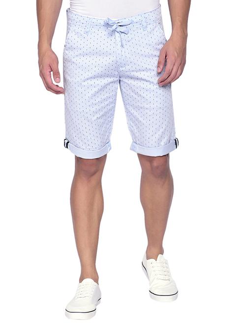 light blue printed bermuda shorts - 17204585 - Very Small Image - 1