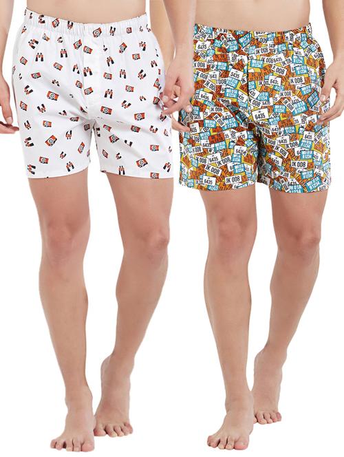 multi colored printed boxer (set of 2) - 17205606 - Very Small Image - 1