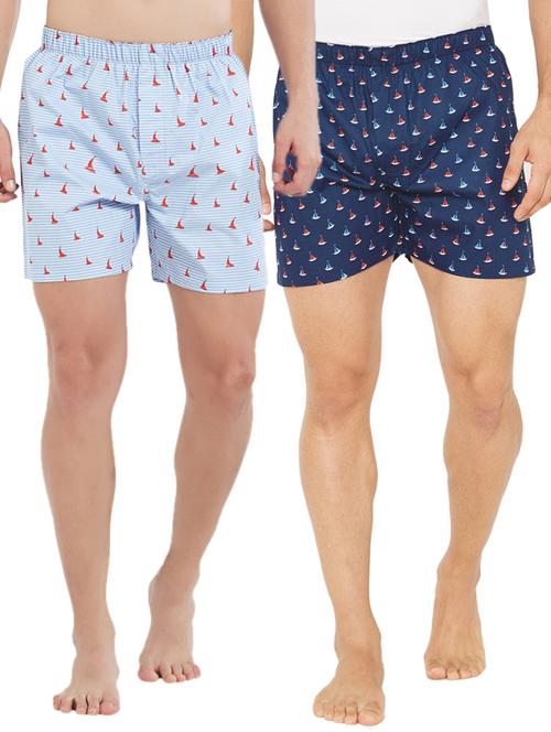 multi colored printed boxer (set of 2) - 17205614 - Very Small Image - 1