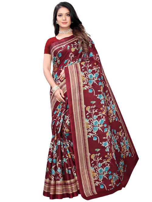 floral print bhagalpuri saree - 17206221 - Very Small Image - 1