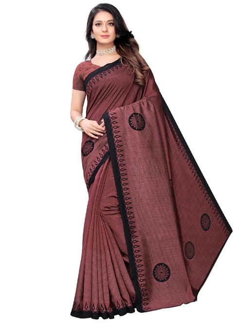 printed bhagalpuri saree with blouse - 17206225 - Very Small Image - 1