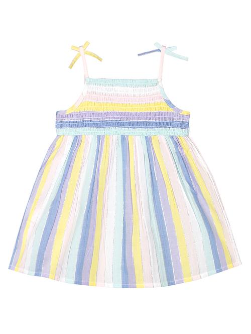 multi colored cotton frock - 17206339 - Very Small Image - 1