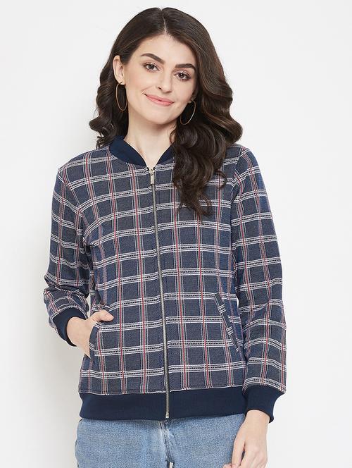 checkered bomber jacket - 17206586 - Very Small Image - 1