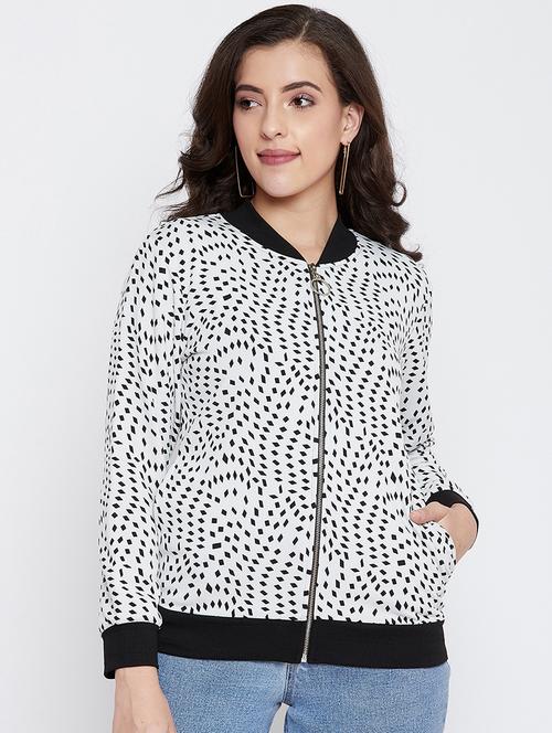 illusion print bomber jacket - 17206592 - Very Small Image - 1