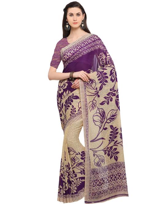 floral printed saree - 17207855 - Very Small Image - 1