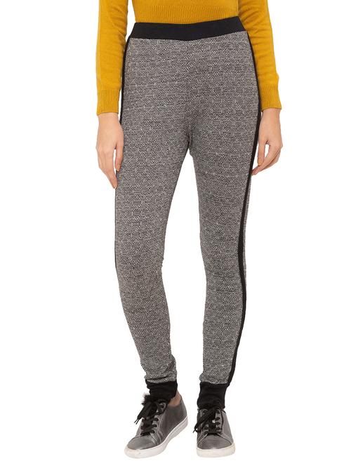 mid rise printed track pants - 17208529 - Very Small Image - 1