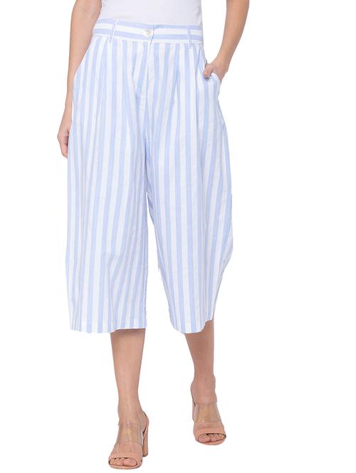 mid rise striped capri - 17208533 - Very Small Image - 1