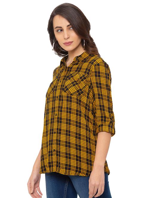 long sleeves checkered shirt - 17208759 - Very Small Image - 1
