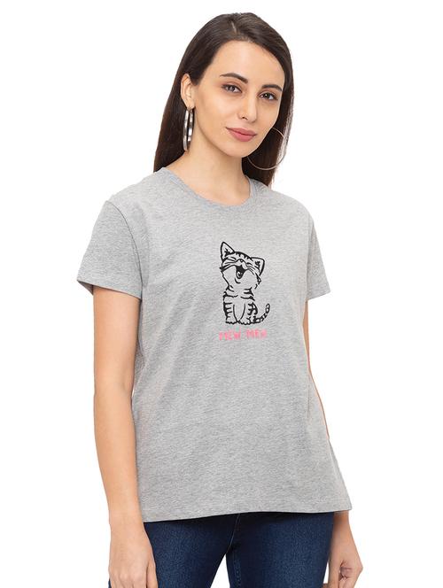 round neck solid tee - 17208773 - Very Small Image - 1