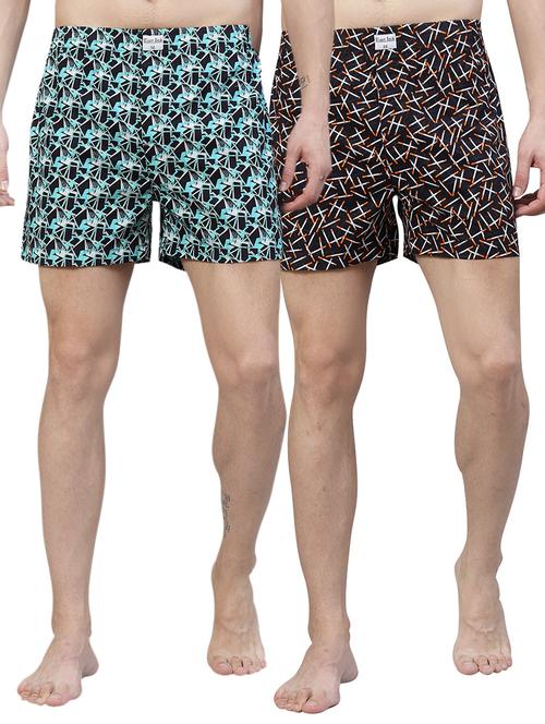 multi colored printed boxers (set of 2) - 17209028 - Very Small Image - 1