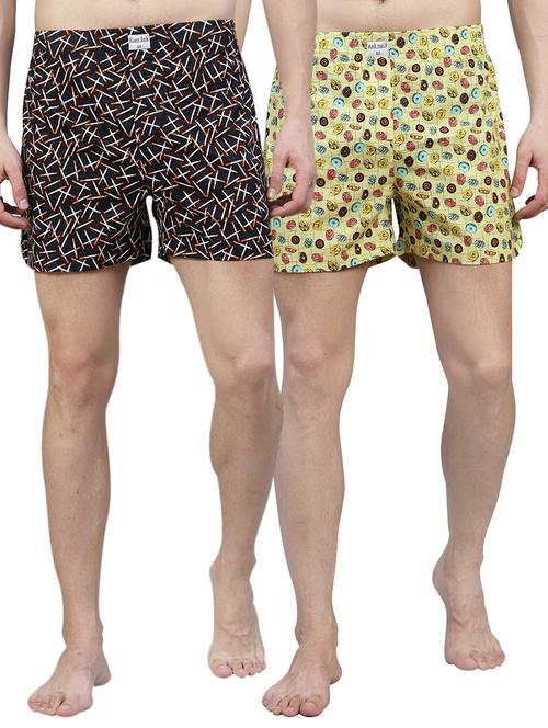 multi colored printed boxers (set of 2) - 17209029 - Very Small Image - 1