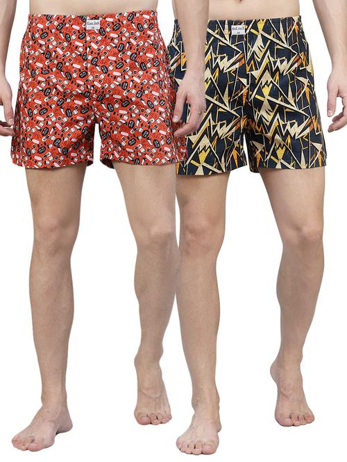 multi colored printed boxers (set of 2) - 17209035 - Very Small Image - 1