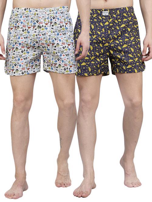 multi colored printed boxer (set of 2) - 17209047 - Very Small Image - 1