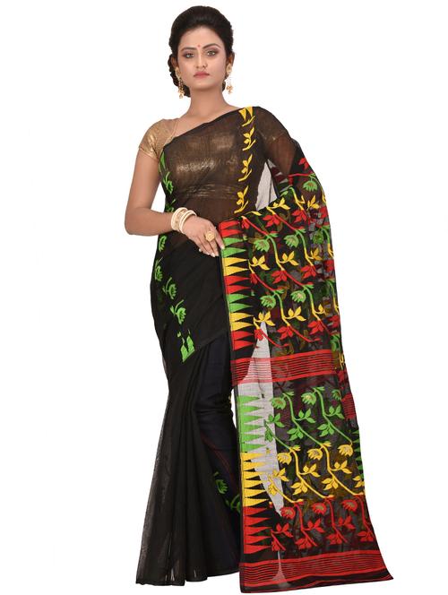 women's self design multi colored saree - 17210454 - Very Small Image - 1