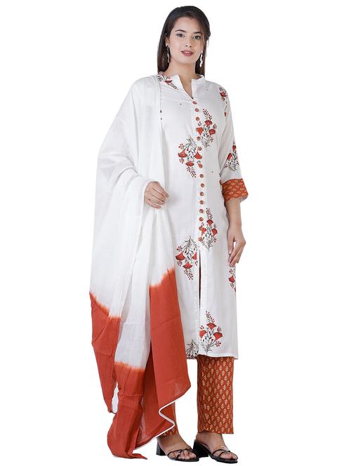 floral kurta pant set - 17210542 - Very Small Image - 1