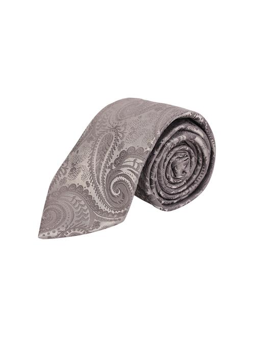grey polyester tie - 17211483 - Very Small Image - 1