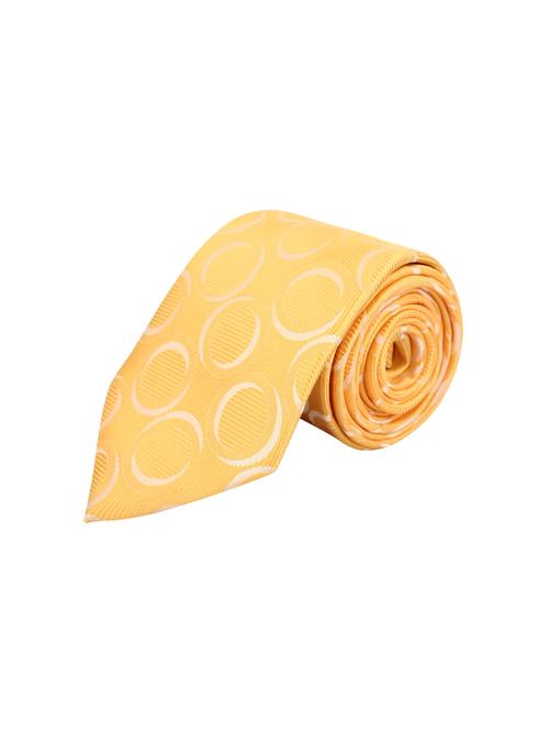 yellow polyester tie - 17211502 - Very Small Image - 1