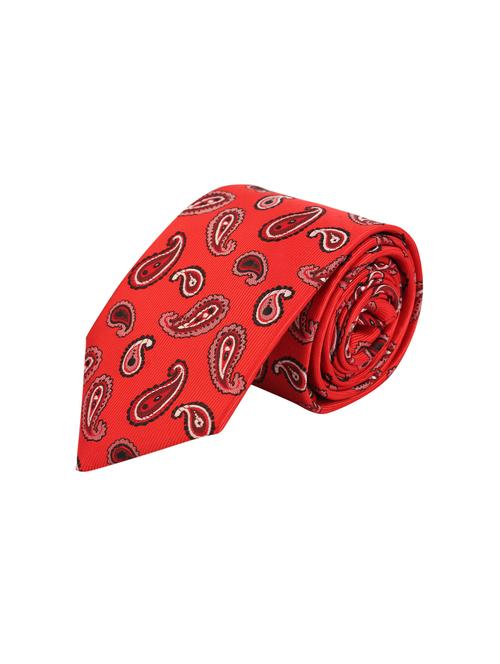 red polyester tie - 17211506 - Very Small Image - 1