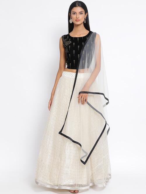 embellished flared lehenga - 17213124 - Very Small Image - 1