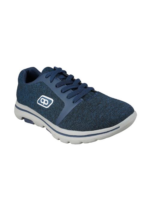 navy lace up sport shoes - 17213245 - Very Small Image - 1