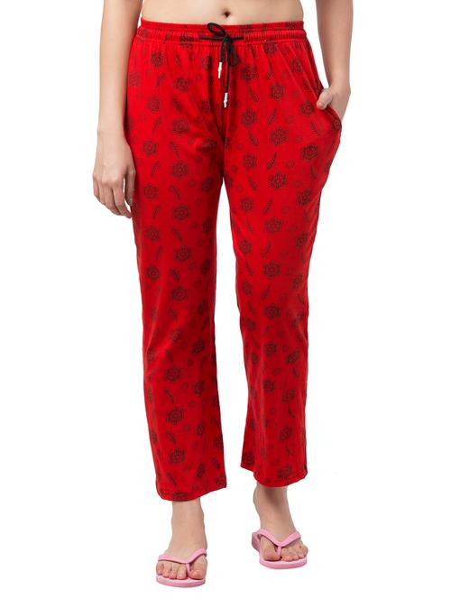 drawstring waist printed pajama - 17213615 - Very Small Image - 1