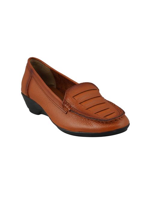 tan slip on formal shoes - 17214699 - Very Small Image - 1