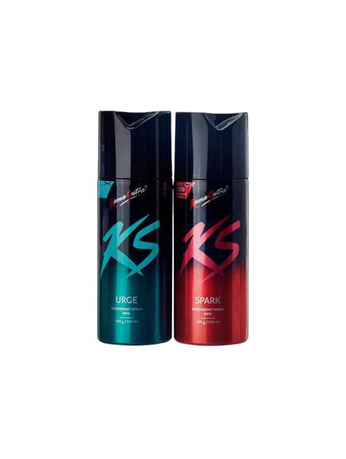 ks spark with urge combo deodorant spray - for men (150 ml) - 17215945 - Very Small Image - 1