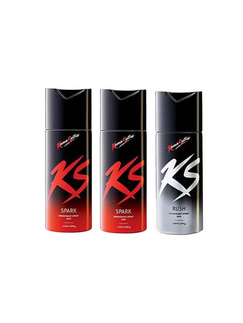 ks ks deodorant spray - for men (150 ml, pack of 3) - 17215959 - Very Small Image - 1
