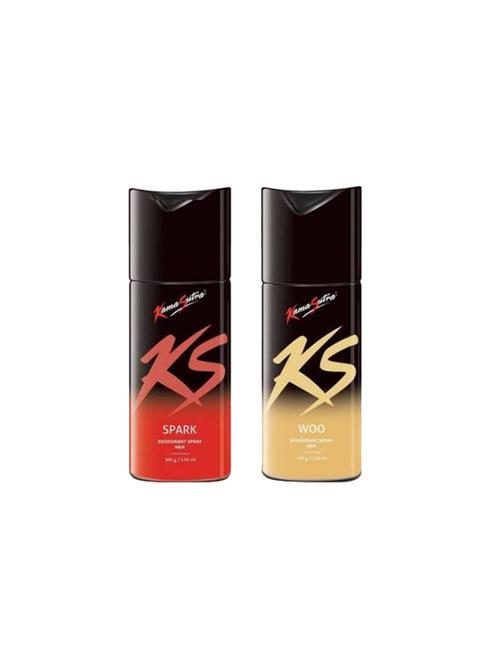 ks ks spark and woo deodorant spray-for men (300 ml, pack of 2) - 17215964 - Very Small Image - 1